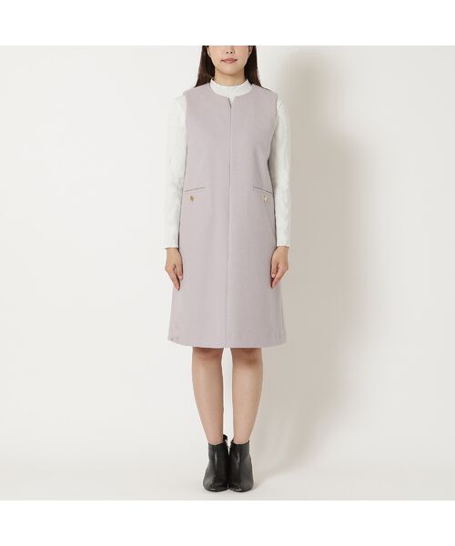 Rose Tiara / ローズティアラ ミニ丈・ひざ丈ワンピース | 【Set】リブニット×ジャンパースカート | 詳細6