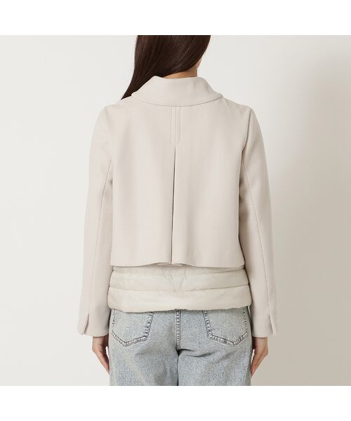 Rose Tiara / ローズティアラ その他アウター | リボンカラードッキングショートコート | 詳細17