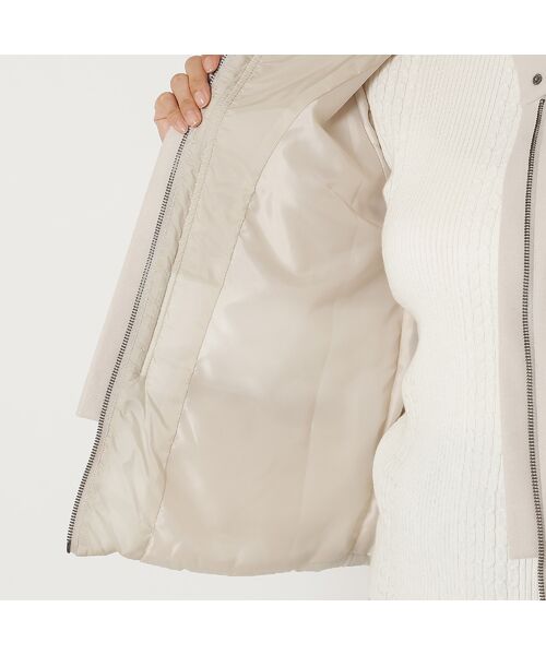 Rose Tiara / ローズティアラ その他アウター | リボンカラードッキングショートコート | 詳細18