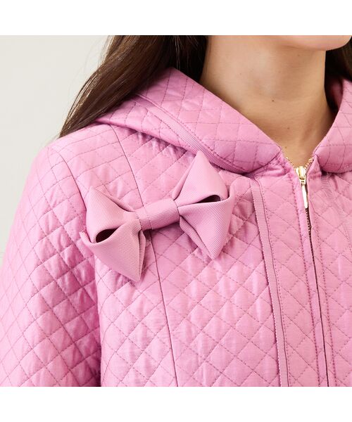 Rose Tiara / ローズティアラ その他アウター | 【M-StyleLuxe監修】【リボンクリップ付】キルティングリボンコート | 詳細5
