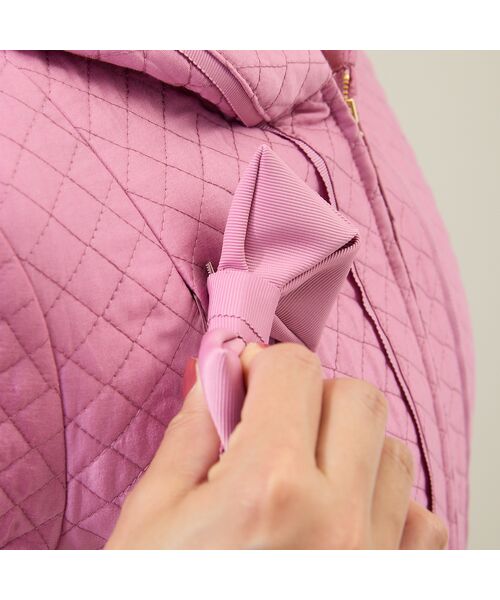 Rose Tiara / ローズティアラ その他アウター | 【M-StyleLuxe監修】【リボンクリップ付】キルティングリボンコート | 詳細6