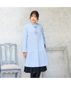 Rose Tiara / ローズティアラ その他アウター | 【コサージュ付】フレア切替コート