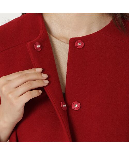 Rose Tiara / ローズティアラ その他アウター | 【コサージュ付】フレア切替コート | 詳細15