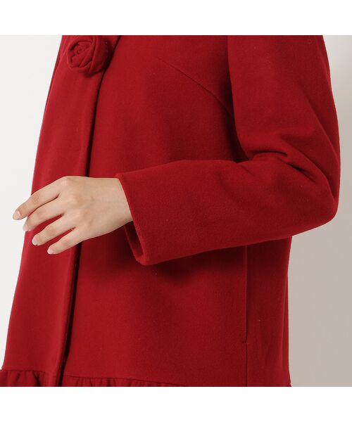 Rose Tiara / ローズティアラ その他アウター | 【コサージュ付】フレア切替コート | 詳細10