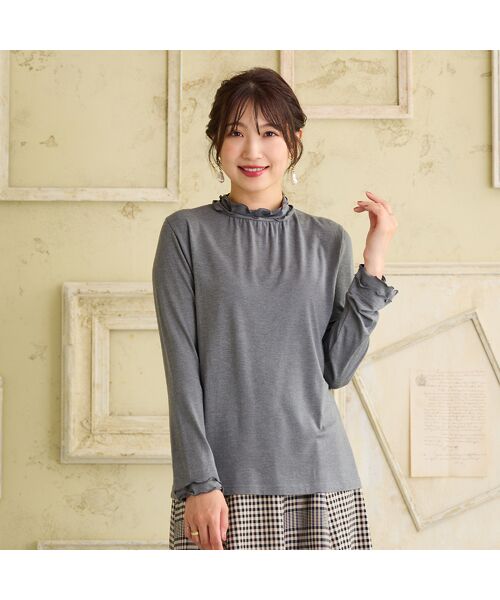 Rose Tiara / ローズティアラ カットソー | 【大人気アイテム】【吸湿発熱】ラグウォームカットソー | 詳細1