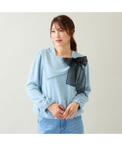 Rose Tiara / ローズティアラ カットソー | ビッグカラーリボンカットソー