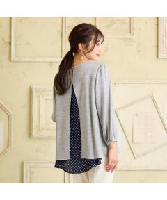 Rose Tiara / ローズティアラ カットソー | バック切替カットソー