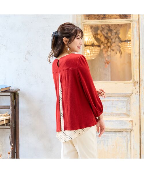 Rose Tiara / ローズティアラ カットソー | バック切替カットソー | 詳細7