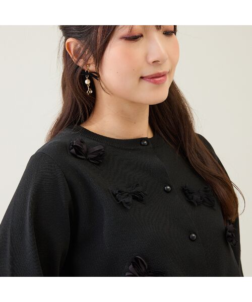 Rose Tiara / ローズティアラ ニット・セーター | リボンニットカーディガン | 詳細2