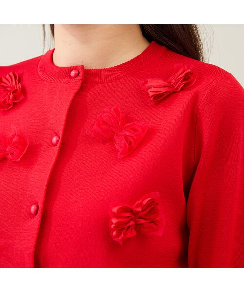 Rose Tiara / ローズティアラ ニット・セーター | リボンニットカーディガン | 詳細8