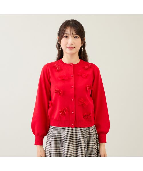 Rose Tiara / ローズティアラ ニット・セーター | リボンニットカーディガン | 詳細9