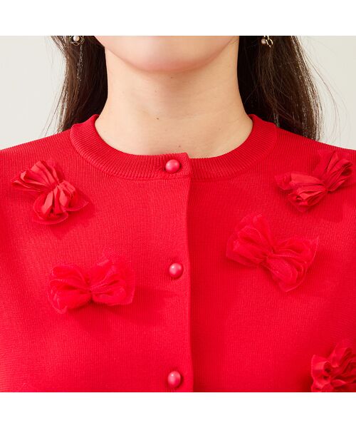 Rose Tiara / ローズティアラ ニット・セーター | リボンニットカーディガン | 詳細12