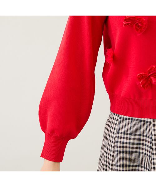 Rose Tiara / ローズティアラ ニット・セーター | リボンニットカーディガン | 詳細13