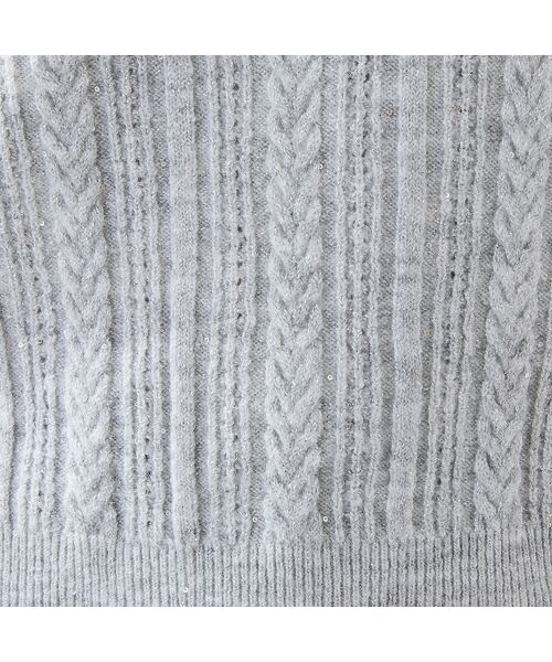 Rose Tiara / ローズティアラ ニット・セーター | フリルラメニットプルオーバー | 詳細5