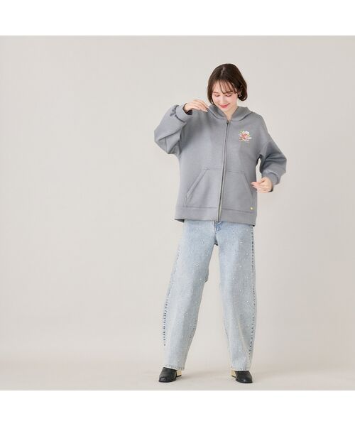 Rose Tiara / ローズティアラ パーカー | 【22fabric】シークレットガーデン/ パーカー | 詳細12