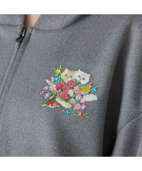 Rose Tiara / ローズティアラ パーカー | 【22fabric】シークレットガーデン/ パーカー | 詳細15