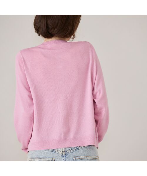 Rose Tiara / ローズティアラ ニット・セーター | ねこ刺繍ニットカーディガン | 詳細10