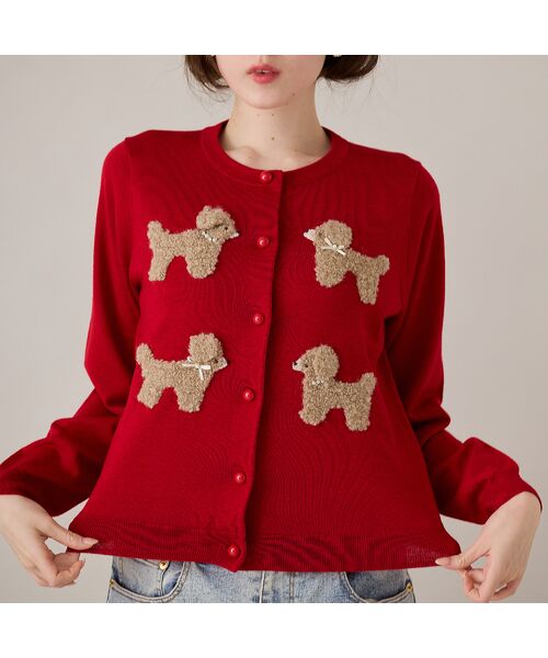 Rose Tiara / ローズティアラ ニット・セーター | プードルニットカーディガン | 詳細8