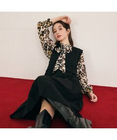 Rose Tiara / ローズティアラ ミニ丈・ひざ丈ワンピース | トラッド風プリーツワンピース