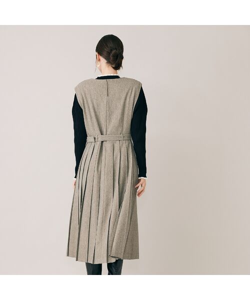 Rose Tiara / ローズティアラ ミニ丈・ひざ丈ワンピース | トラッド風プリーツワンピース | 詳細3