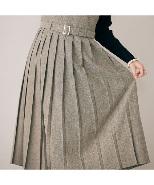 Rose Tiara / ローズティアラ ミニ丈・ひざ丈ワンピース | トラッド風プリーツワンピース | 詳細6