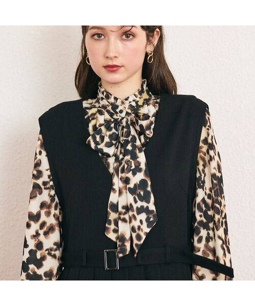 Rose Tiara / ローズティアラ ミニ丈・ひざ丈ワンピース | トラッド風プリーツワンピース | 詳細9