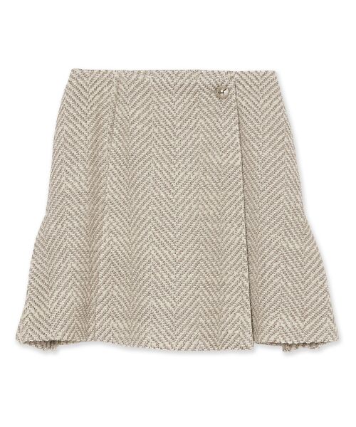 Rose Tiara / ローズティアラ ミニ・ひざ丈スカート | MIXカラーミニスカート/ヘリンボン | 詳細6