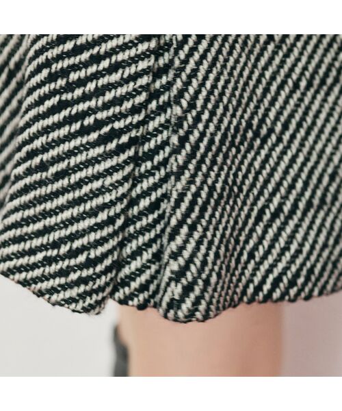 Rose Tiara / ローズティアラ ミニ・ひざ丈スカート | MIXカラーミニスカート/綾目 | 詳細5