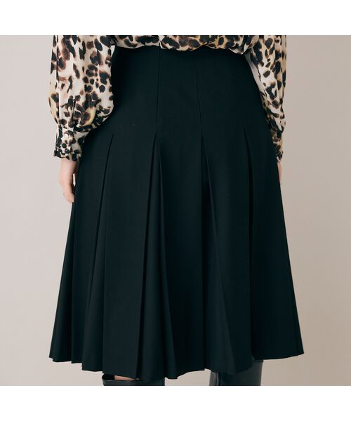 Rose Tiara / ローズティアラ ミニ・ひざ丈スカート | ボックスプリーツ合皮ベルト付きスカート | 詳細8