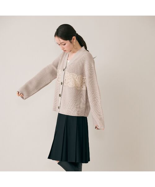 Rose Tiara / ローズティアラ ミニ・ひざ丈スカート | ボックスプリーツ合皮ベルト付きスカート | 詳細12