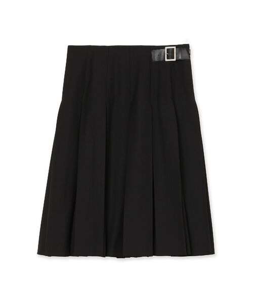 Rose Tiara / ローズティアラ ミニ・ひざ丈スカート | ボックスプリーツ合皮ベルト付きスカート | 詳細13