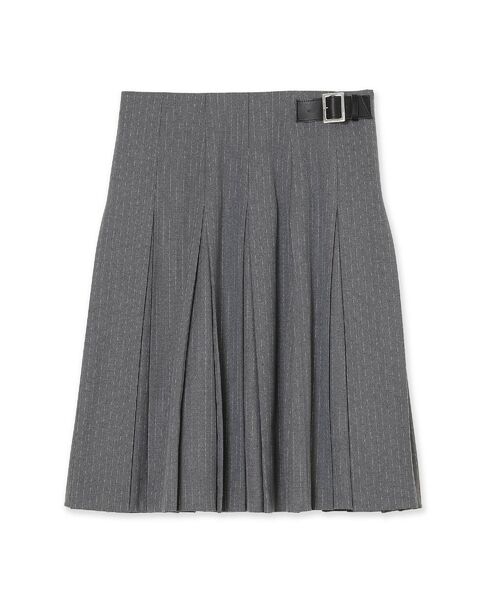 Rose Tiara / ローズティアラ ミニ・ひざ丈スカート | ボックスプリーツ合皮ベルト付きスカート | 詳細14