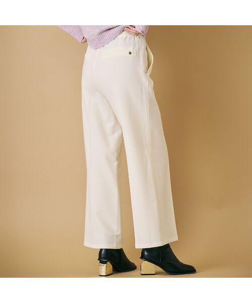 Rose Tiara / ローズティアラ その他パンツ | ウォームストレッチワイドパンツ/White | 詳細3