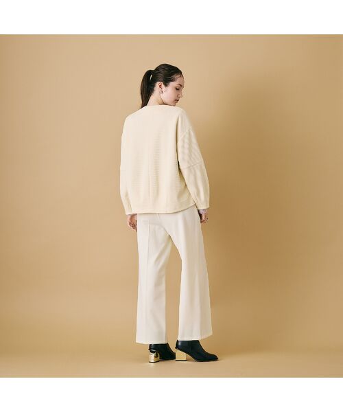 Rose Tiara / ローズティアラ その他パンツ | ウォームストレッチワイドパンツ/White | 詳細5