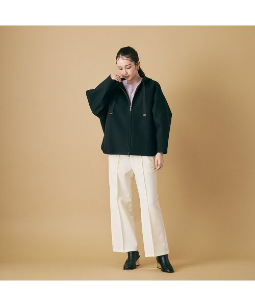 Rose Tiara / ローズティアラ その他パンツ | ウォームストレッチワイドパンツ/White | 詳細8