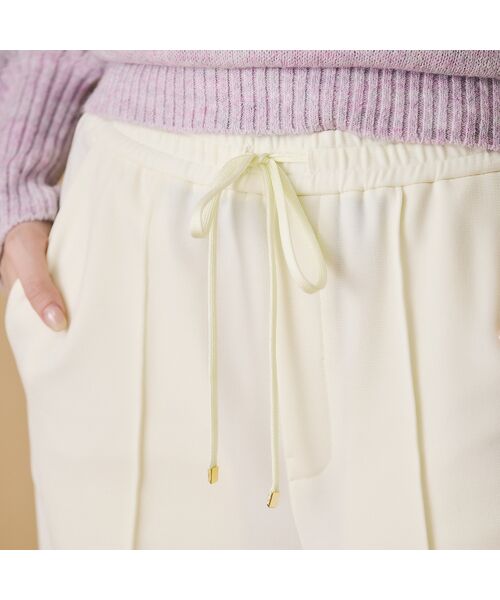Rose Tiara / ローズティアラ その他パンツ | ウォームストレッチワイドパンツ/White | 詳細9