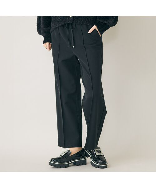 Rose Tiara / ローズティアラ その他パンツ | ウォームストレッチワイドパンツ/Black | 詳細1