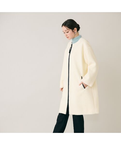 Rose Tiara / ローズティアラ その他アウター | ボアロングコート | 詳細1