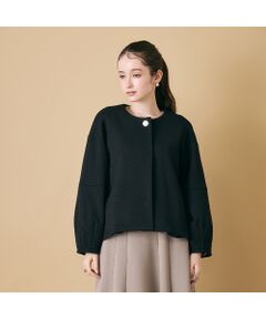 Rose Tiara ノーカラージャケット 46 ライトブルー Rose Tiara ノーカラージャケット 46 ライトブルー Rose Tiara
