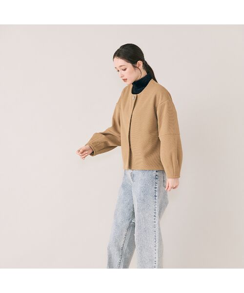 Rose Tiara / ローズティアラ ノーカラージャケット | コクーンシルエットジャケット | 詳細4