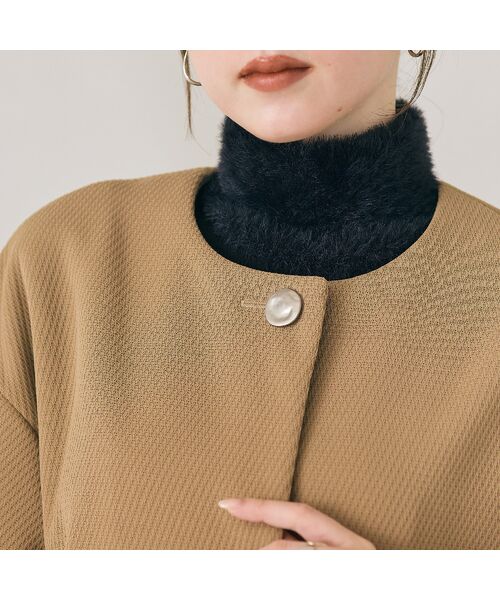 Rose Tiara / ローズティアラ ノーカラージャケット | コクーンシルエットジャケット | 詳細5