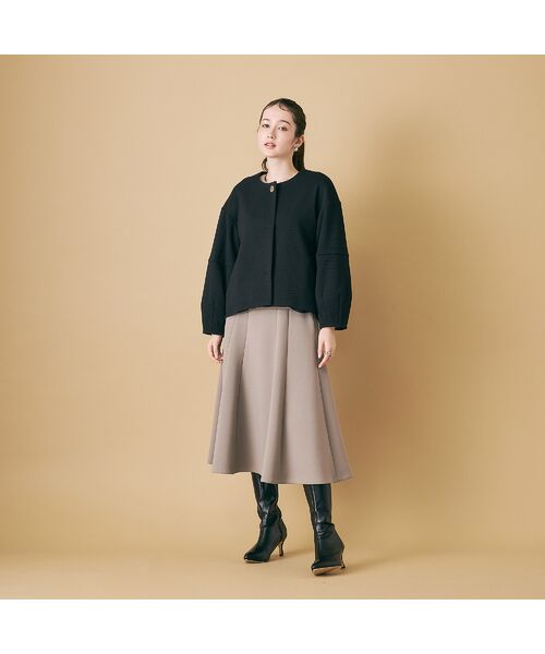 Rose Tiara / ローズティアラ ノーカラージャケット | コクーンシルエットジャケット | 詳細8