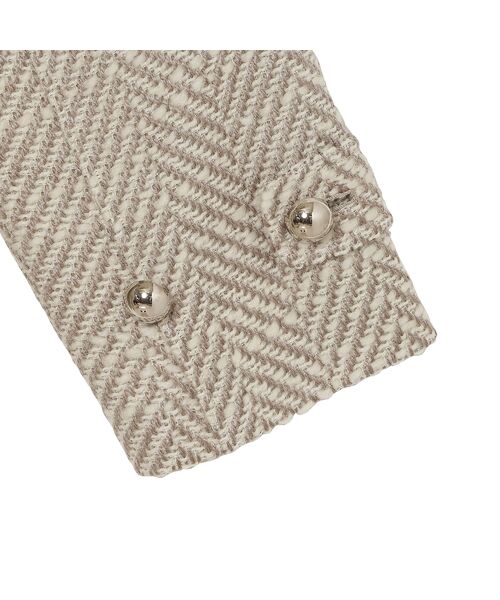 Rose Tiara / ローズティアラ ピーコート | オーバーダブルコート/ヘリンボン | 詳細12