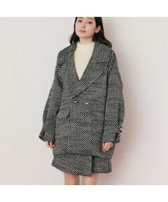 Rose Tiara / ローズティアラ ピーコート | オーバーダブルコート/綾目