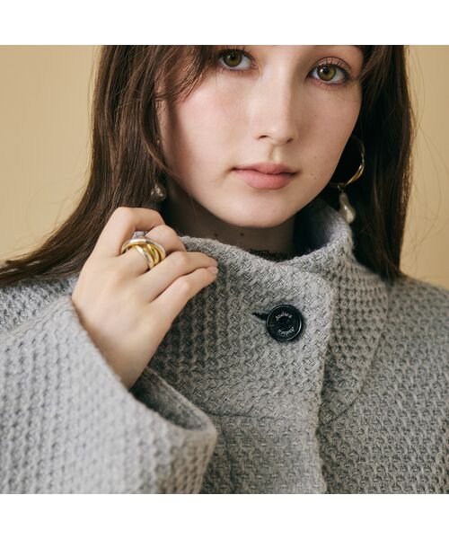 Rose Tiara / ローズティアラ その他アウター | スタンドカラーコクーンシルエットジャケット | 詳細8