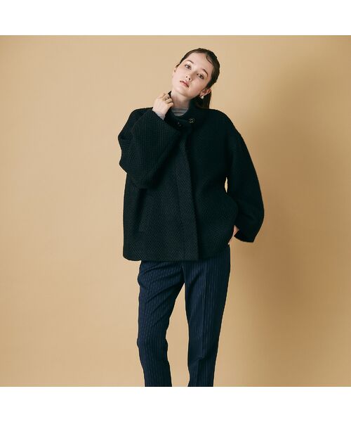 Rose Tiara / ローズティアラ その他アウター | スタンドカラーコクーンシルエットジャケット | 詳細10