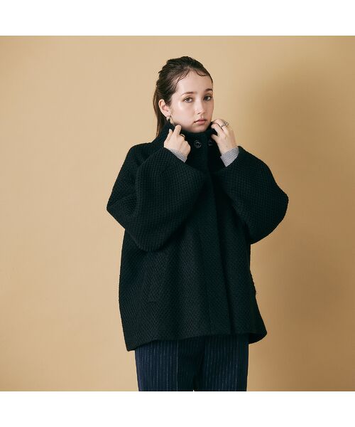 Rose Tiara / ローズティアラ その他アウター | スタンドカラーコクーンシルエットジャケット | 詳細12