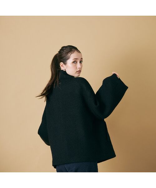 Rose Tiara / ローズティアラ その他アウター | スタンドカラーコクーンシルエットジャケット | 詳細13