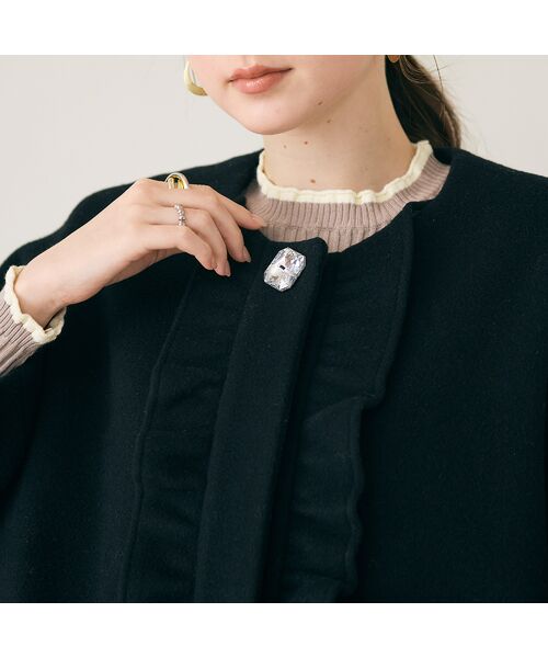 Rose Tiara / ローズティアラ その他アウター | クリスタルボタンコート | 詳細6