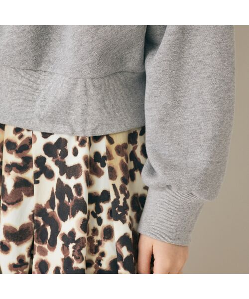 Rose Tiara / ローズティアラ カットソー | アシンメトリーショルダータックラメスウェット | 詳細5